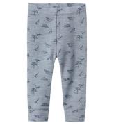 Name It Leggings - Uld - NbmWang - Tradewinds m. Papirfly