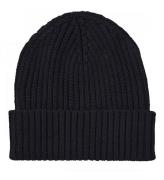 FUB Hue - Uld - Rib Beanie - Dark Navy