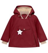 Mini A Ture Vinterjakke - Wang Fleece - Red Merlot