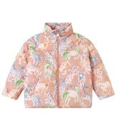 Stella McCartney Kids Dunjakke - Rosa m. Heste