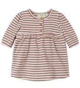 Lil' Atelier Kjolebody l/æ - Strik - NbfThoro - Birch/Rosebrown