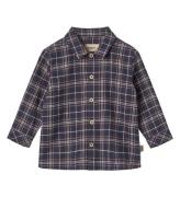 Wheat Skjorte - Oscar - Navy Check