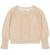 MarMar Cardigan - Strik - Tillie - Gold m. Glitter