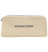 Studio Feder Toilettaske - Celia Mini - Canvas - Sand Beige