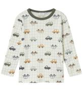 Name It Bluse - Uld - NmmWillow - Snow White m. Print