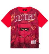 LEGO® Ninjago T-Shirt - LWTaffy - Rød m. Kai