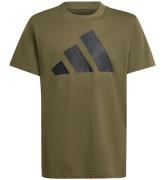 adidas Performance T-shirt - J BL - Olistr/Sort