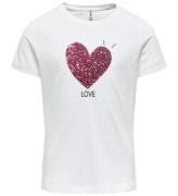 Only T-shirt - KogCandy - Cloud Dancer/Love