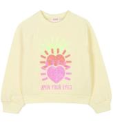 Billieblush Sweatshirt - Gul m. Pailletter