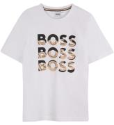 BOSS T-shirt - Hvid m. Print