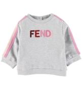 Fendi Sweatshirt - GrÃ¥/Rosa