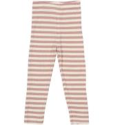 The New Siblings Leggings - Rib - TnsbFro - Adobe Rose Striped