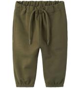 Name It Bukser - NbmBrir - Dusty Olive