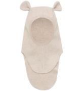 Huttelihut Elefanthue - Fleece - 1-lags - Camel Melange m. Ã?rer