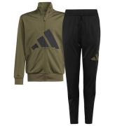 adidas Performance Sweatsæt - J Bl Tr Ts 205 - Olistr/Black