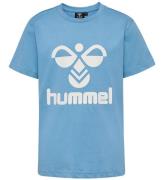 Hummel T-shirt - hmlTres - Lichen Blue