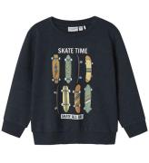 Name It Sweatshirt - NmmValexander - Navy Blazer/Skateboard