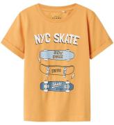 Name It T-shirt - NmmVux - Gold Earth/Skateboards