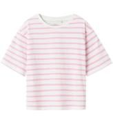 Name It T-shirt - NkfVitanni - Bright White/Pink Frosting