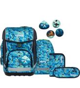 Ergobag SkoletaskesÃ¦t - Cubo - Ocean DiveBear