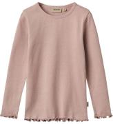 Wheat Bluse - Rib - Ida - Rose Powder