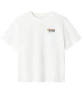 Name it T-shirt - NkmFonnot - Bright White/SPAGHETTI