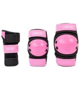 SFR BeskyttelsessÃ¦t - Youth Ramp Triple Pad Set - Sort/Pink