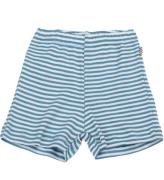 Joha Shorts - Rib - Uld/Silke - Off White/BlÃ¥