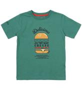 The New T-shirt - TnNoble - Bottle Green m. Print