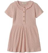 Lil' Atelier Kjole - Rib - NmfFiducia - Peach Whip