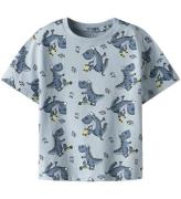 Name It T-shirt - NmmValther - Celestial Blue/Skate Dino