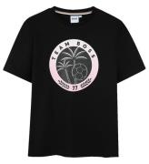 BOSS T-shirt - Team Boss - Sort/Rosa