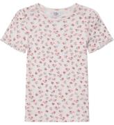 Hust and Claire T-shirt - Alma - Ivory m. Blomster