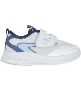 Calvin Klein Sko - Low Cut Velcro - White/Light Blue