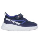 Tommy Hilfigeer Sko - Lace Up/Velcro Sneakers - Blue/Royal