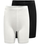 Kids Only Cykelshorts - 2-Pak - KogLove - Cloud Dancer/Black