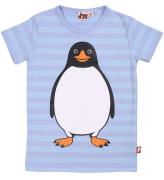 DYR T-shirt - DyrGrowl - Lila/Baby Blue Pingvin