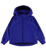 DanefÃ¦ Softshelljakke m. Fleece - DanEmil Brushed - Deep Blue/Re