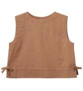 Sofie Schnoor Top - Bomuld/HÃ¸r - Ezmask - Rose Brown