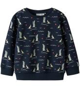 Name It Sweatshirt - NmmVermo - Navy Blazer/Fish alligator
