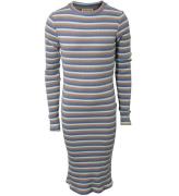 Hound Kjole - Stripe Dress - Sky blue
