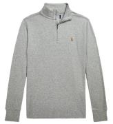 Polo Ralph Lauren Bluse m. Lynlås - Gråmeleret