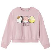 Name It Sweatshirt - NkfMomira - Squishmallows - Cameo Pink