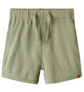 Lil' Atelier Shorts - Rib - NmmGago - Seagrass